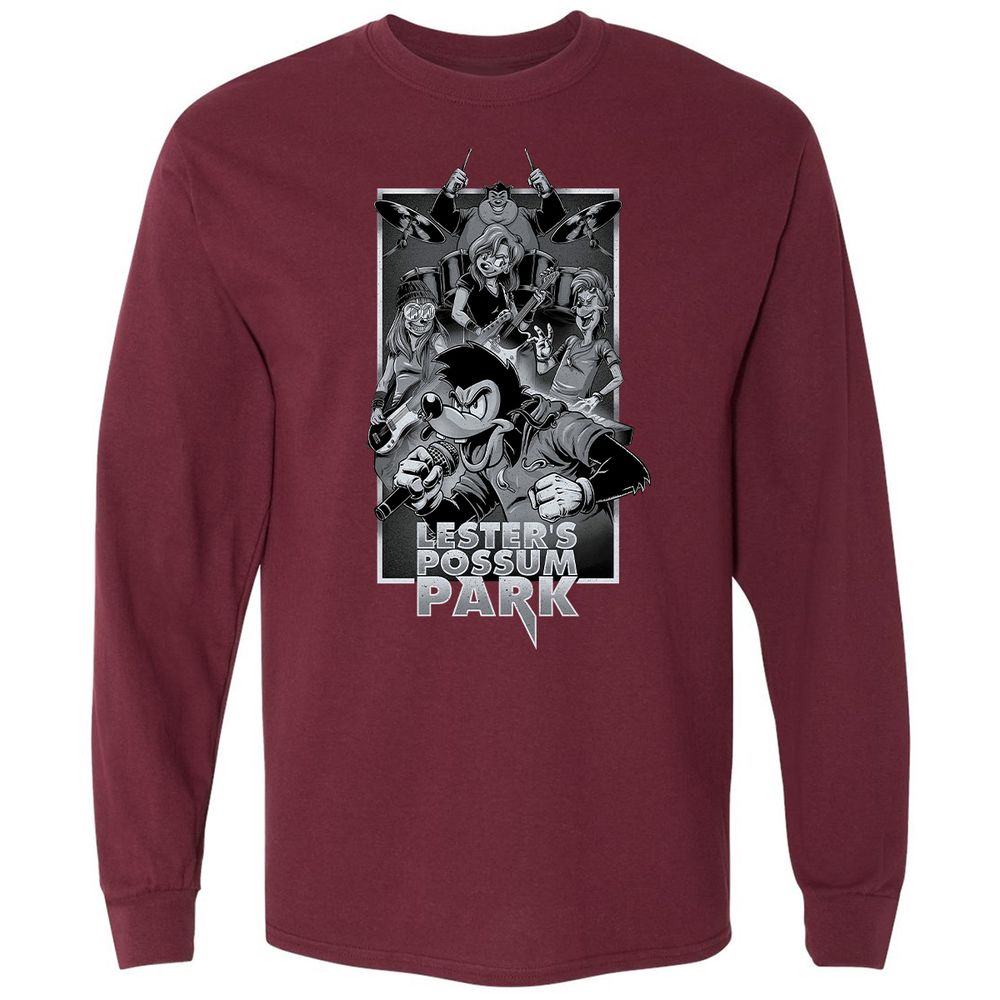 Long Sleeve T-Shirt - WYCD3QCT - Maroon - 11