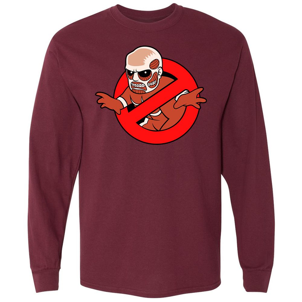 Long Sleeve T-Shirt - 392179ED - Maroon - 11