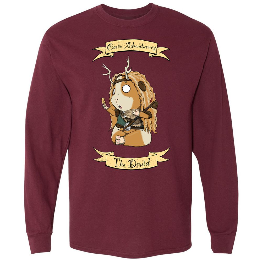 Long Sleeve T-Shirt - G4QG2K9D - Maroon - 11