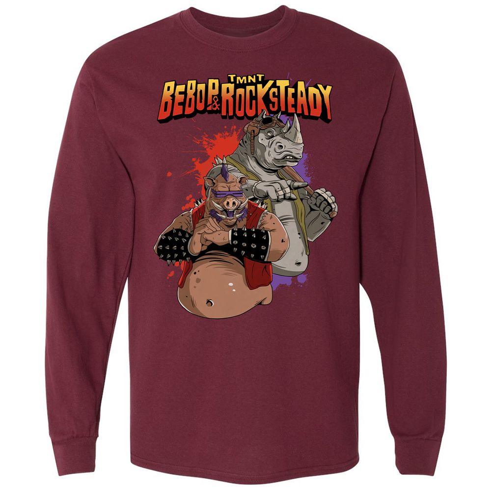 Long Sleeve T-Shirt - VQTGAFCY - Maroon - 11