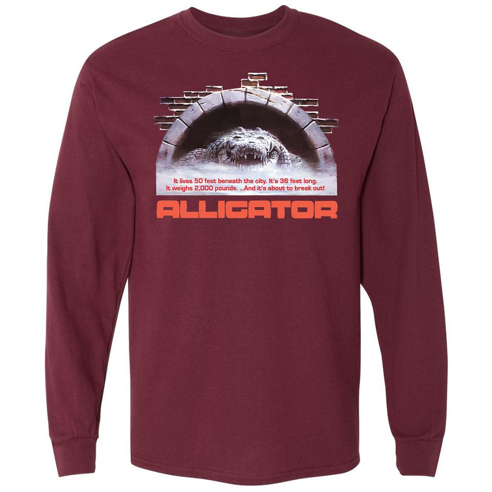 Long Sleeve T-Shirt - 5TE8R4AL - Maroon - 11