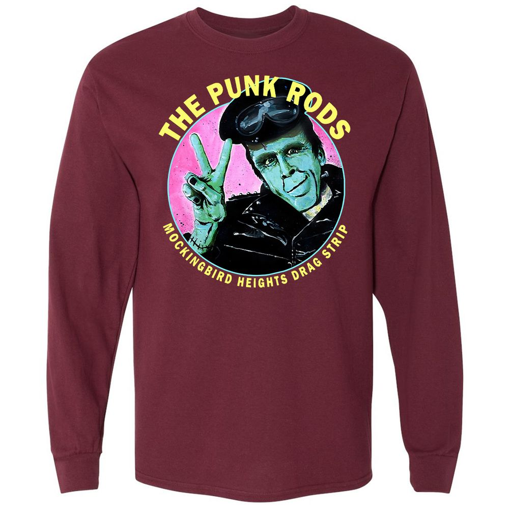 Long Sleeve T-Shirt - G1C6QAK3 - Maroon - 11