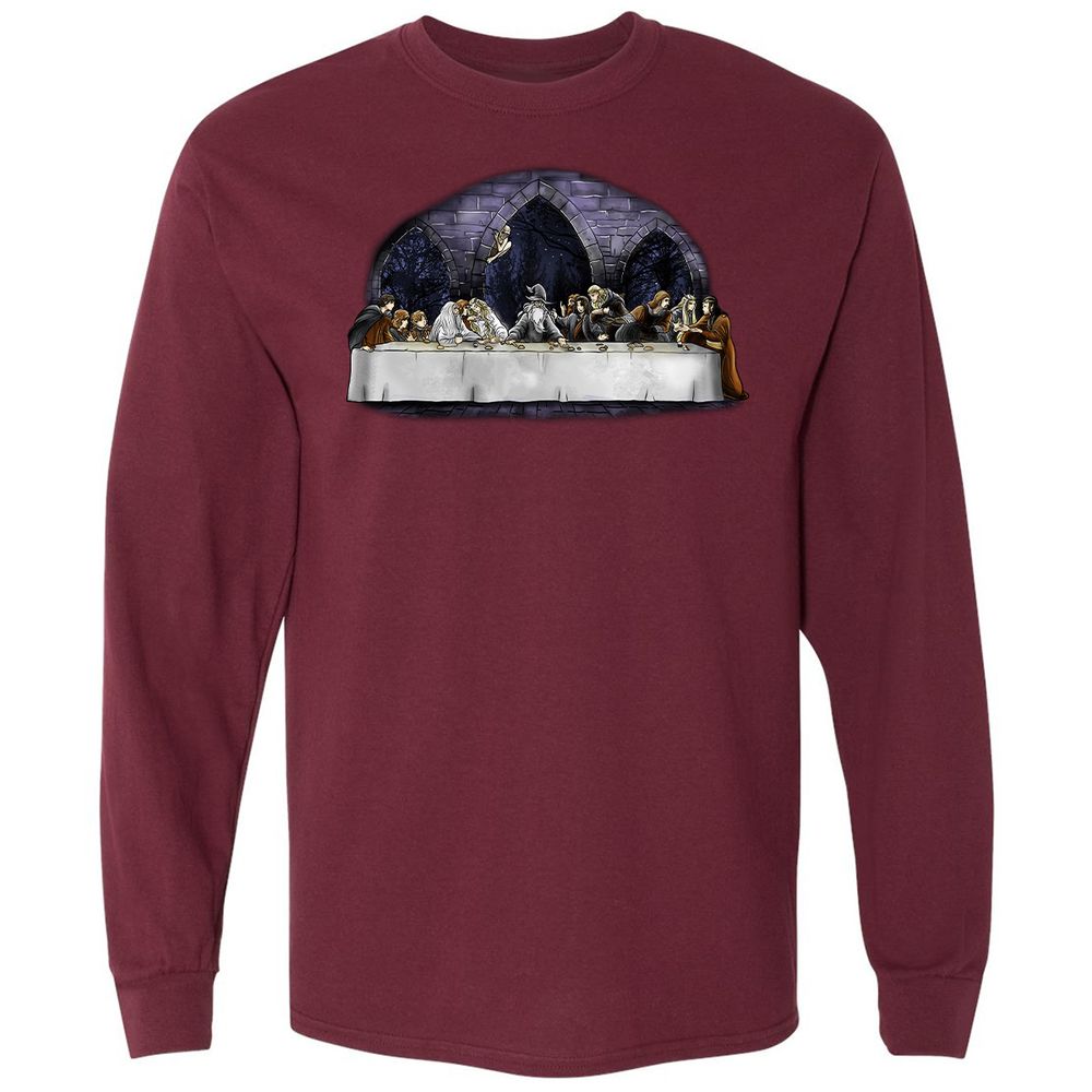 Long Sleeve T-Shirt - ZB3AHBG5 - Maroon - 11