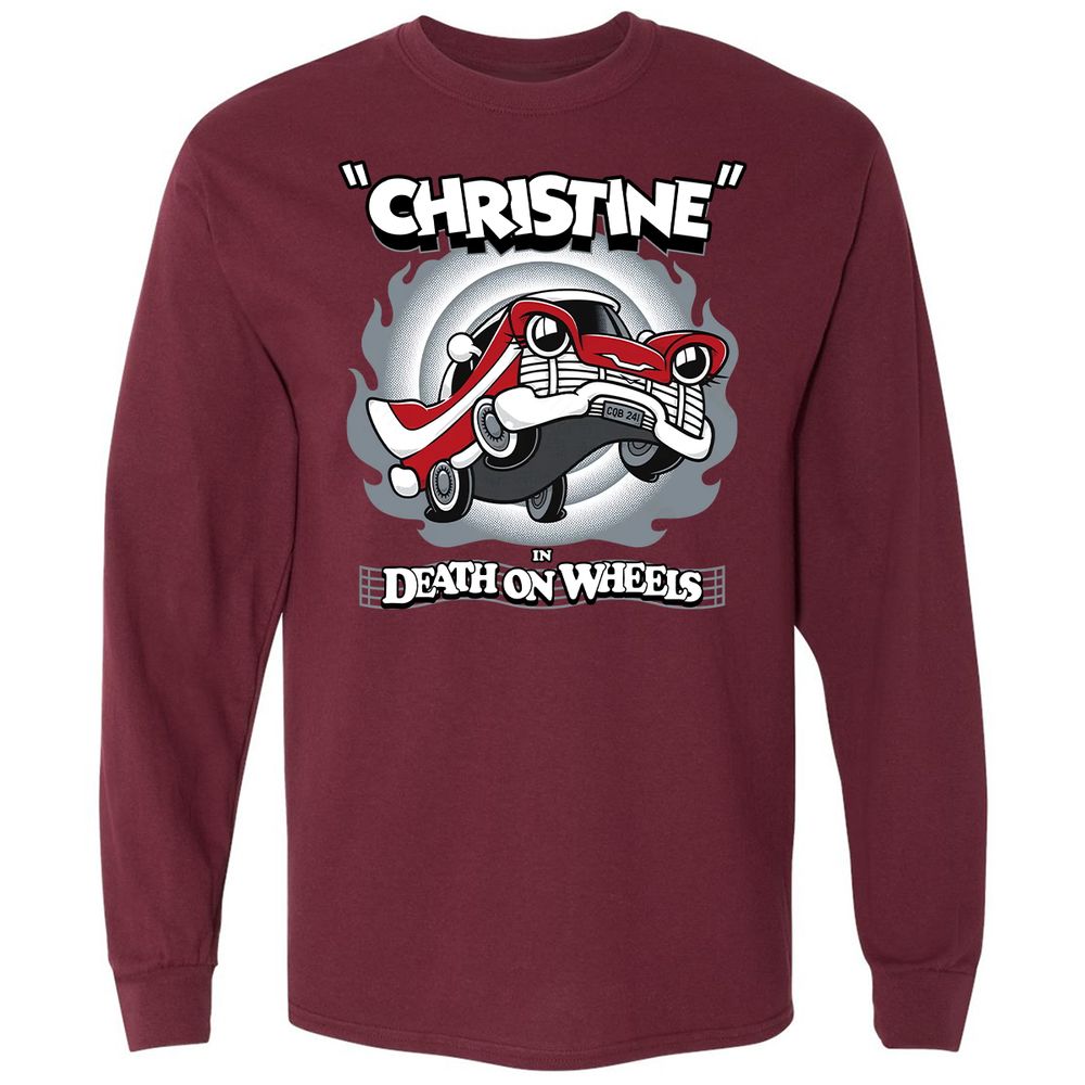 Long Sleeve T-Shirt - NXKC3LQ6 - Maroon - 11