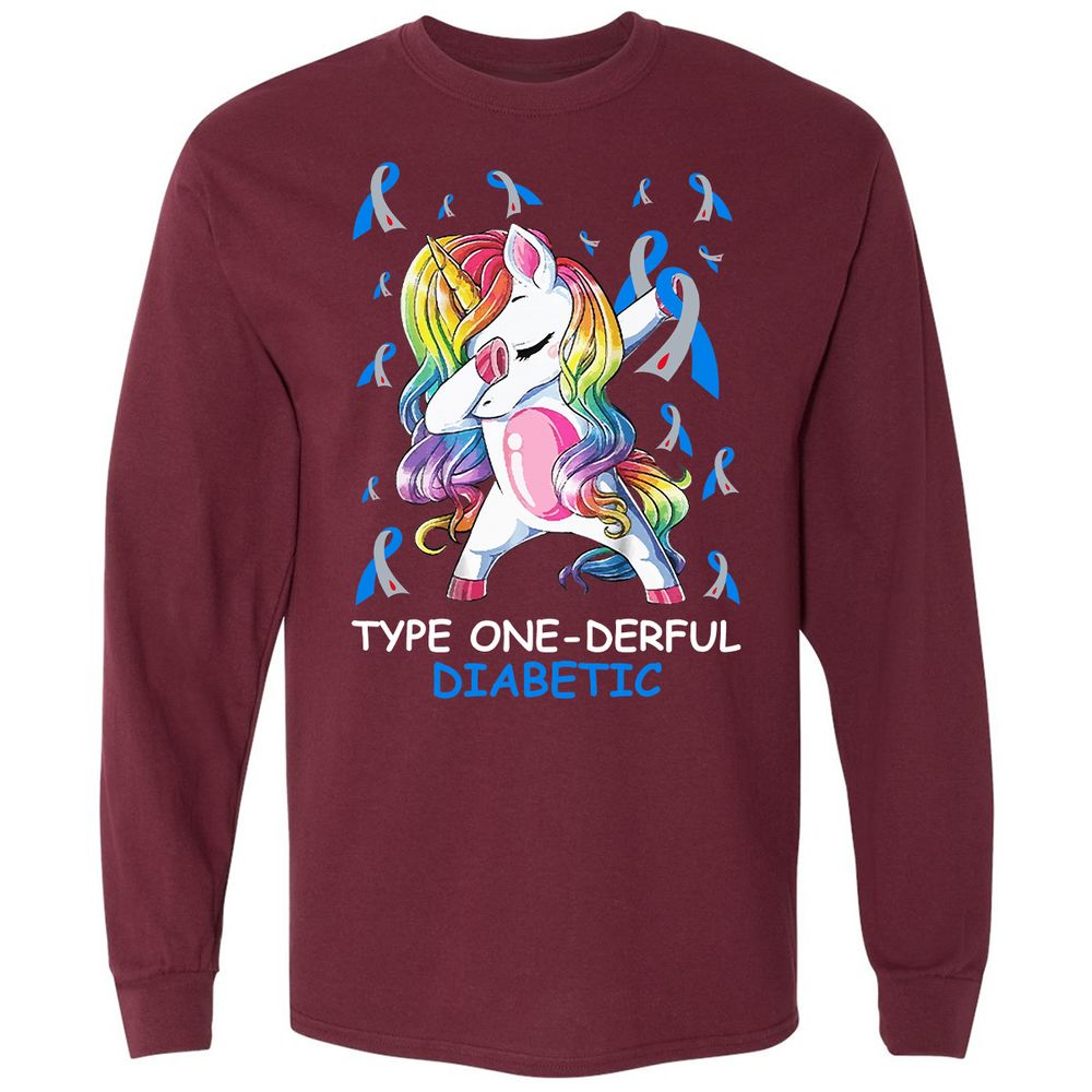 Long Sleeve T-Shirt - 61HHCST7 - Maroon - 11