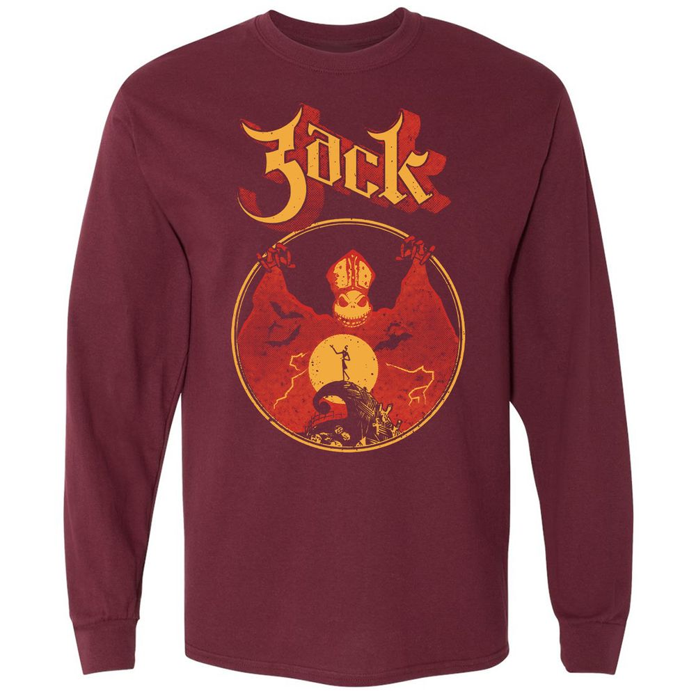 Long Sleeve T-Shirt - BSKUL4XL - Maroon - 11