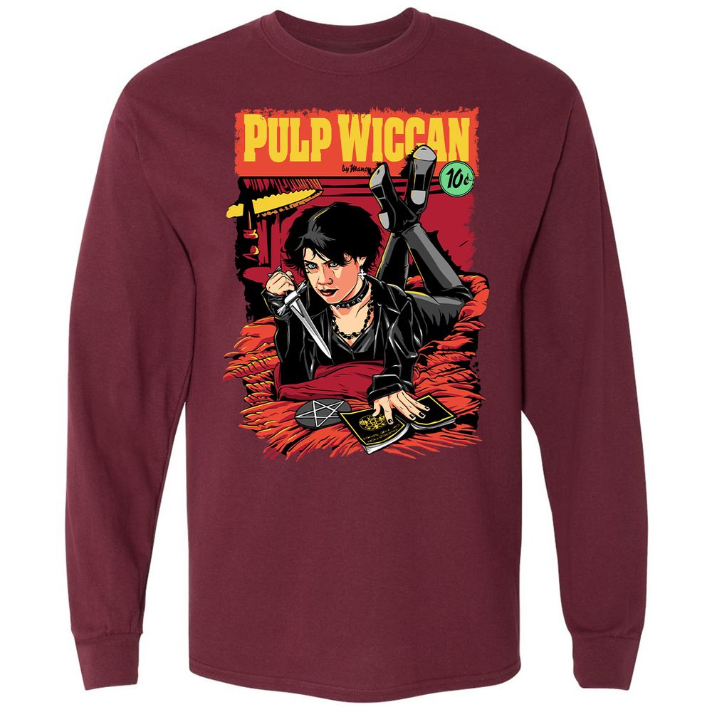 Long Sleeve T-Shirt - Z6DATNVE - Maroon - 11