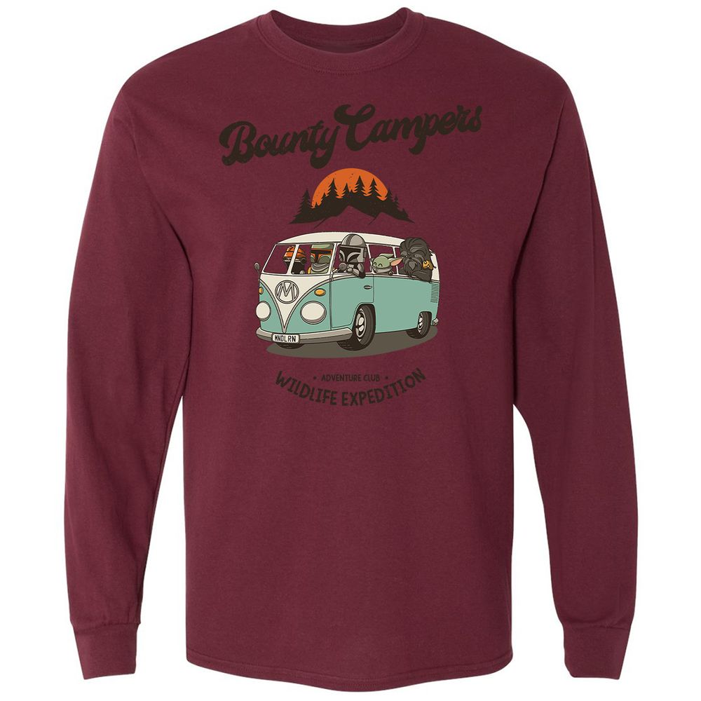Long Sleeve T-Shirt - P5FLZ6EC - Maroon - 11
