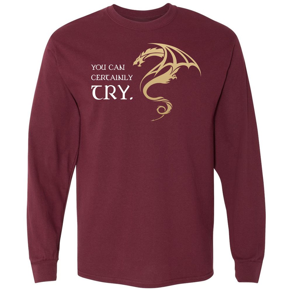 Long Sleeve T-Shirt - 3UUQLZF2 - Maroon - 11