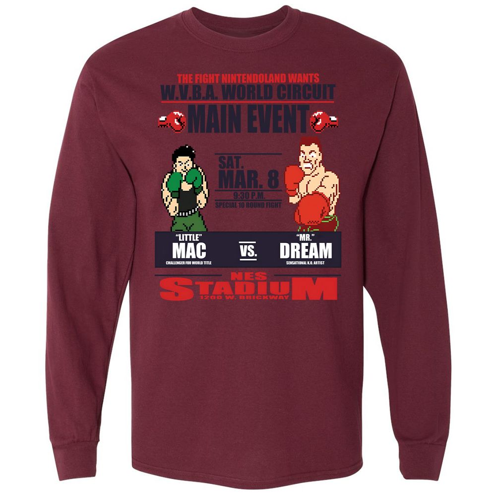 Long Sleeve T-Shirt - 43U18LG2 - Maroon - 11
