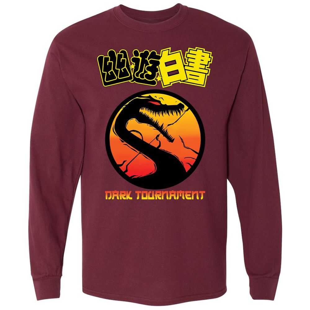 Long Sleeve T-Shirt - SUKRDWWB - Maroon - 11