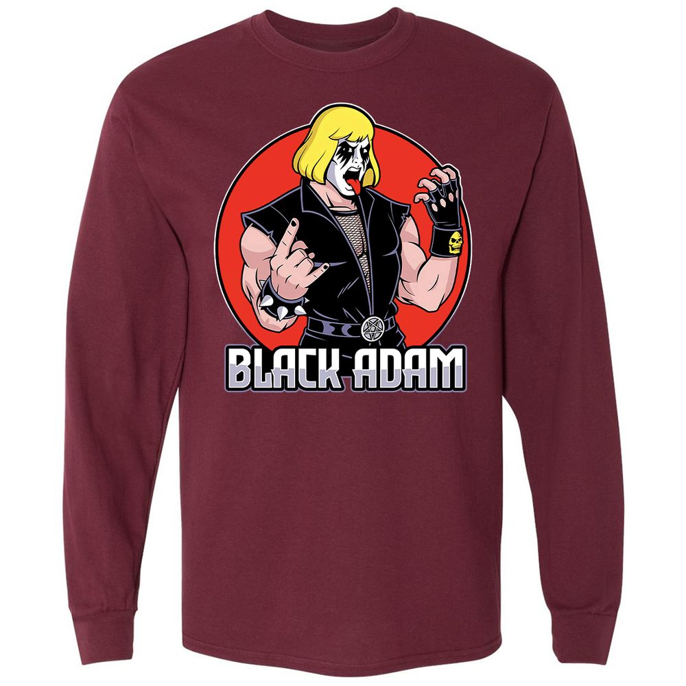 Long Sleeve T-Shirt - FHLRQHTU - Maroon - 11