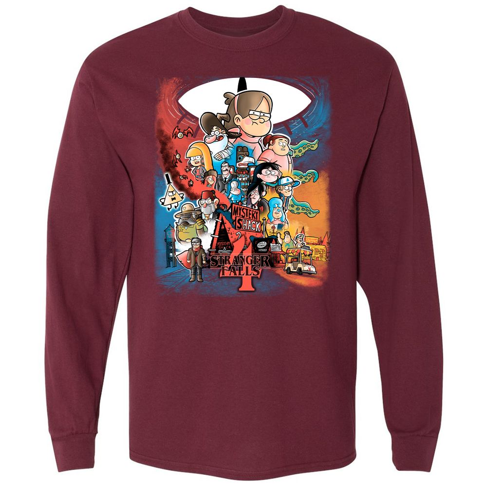 Long Sleeve T-Shirt - 95JZ9VZ4 - Maroon - 11