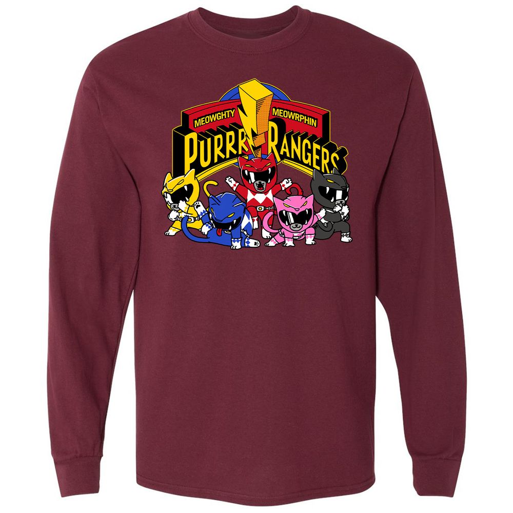 Long Sleeve T-Shirt - FH4GF3N1 - Maroon - 11