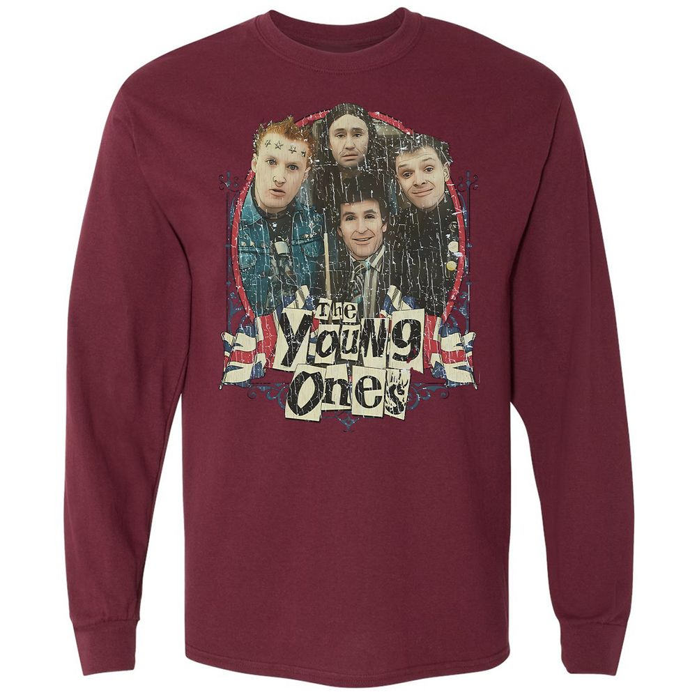 Long Sleeve T-Shirt - 6HBFT6YX - Maroon - 11