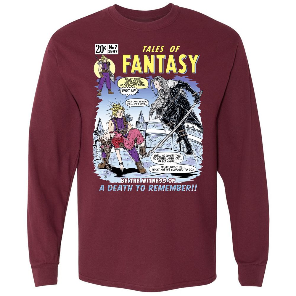 Long Sleeve T-Shirt - 6YPH1VY1 - Maroon - 11