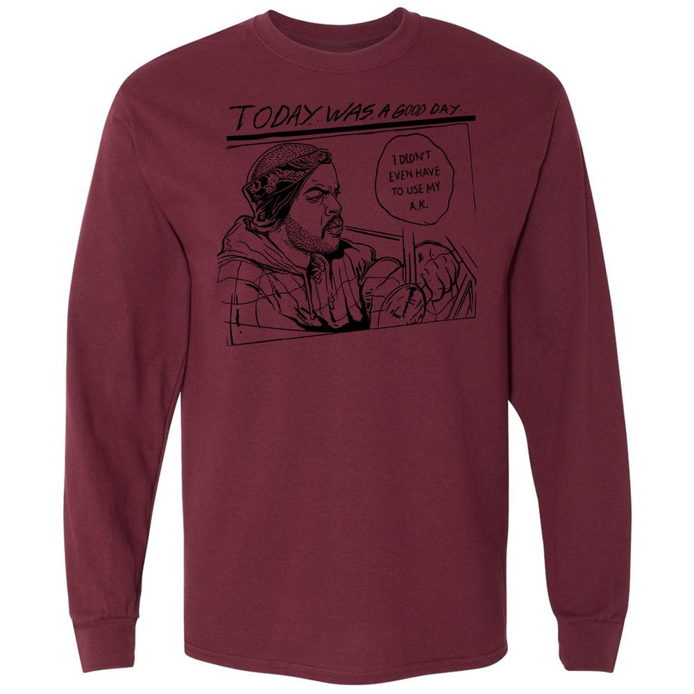 Long Sleeve T-Shirt - FJ13AGTK - Maroon - 11