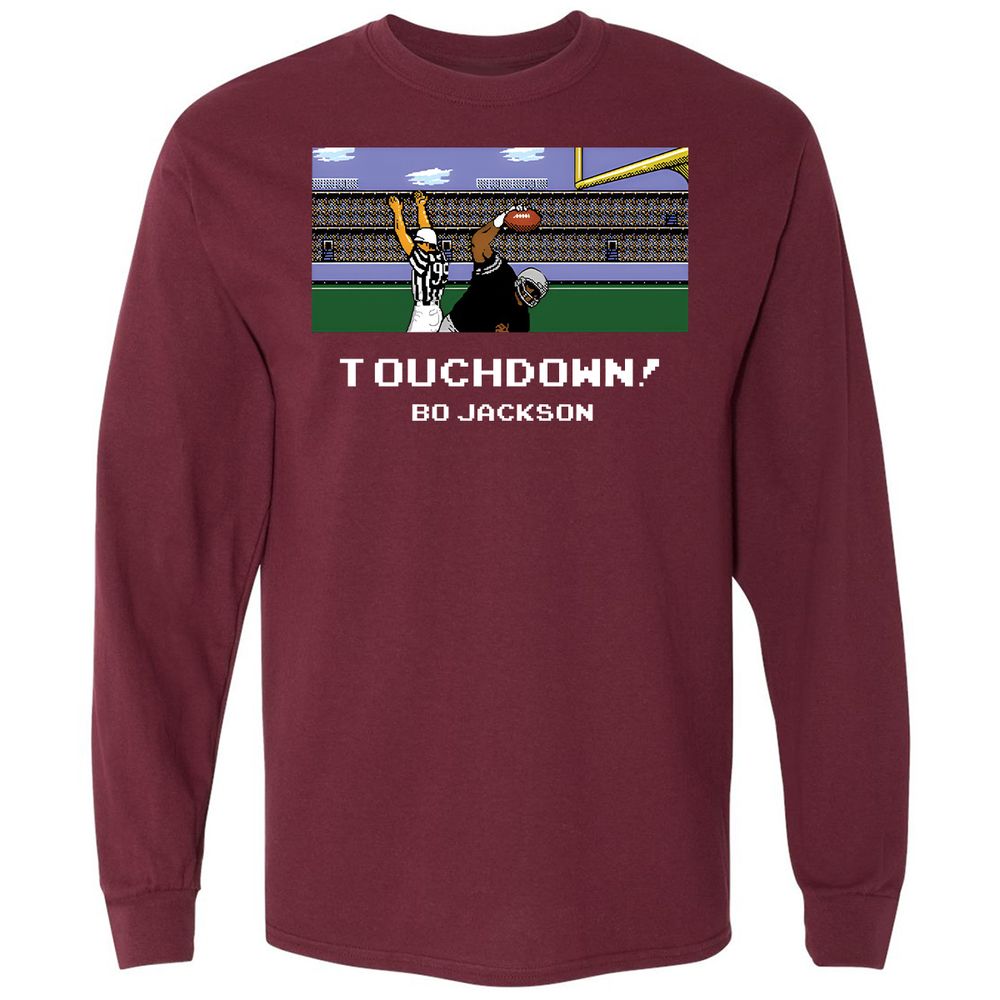 Long Sleeve T-Shirt - JBTTHFQ4 - Maroon - 11