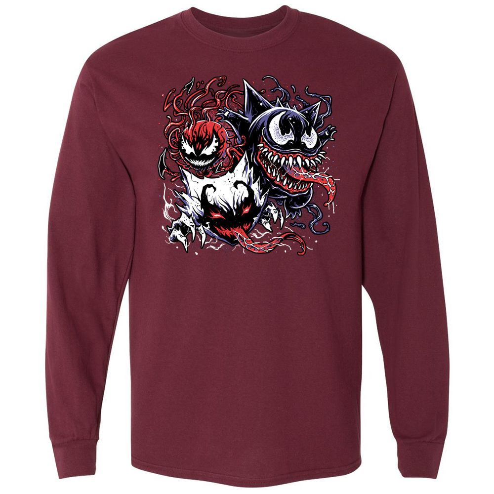 Long Sleeve T-Shirt - HFYZBPBY - Maroon - 11
