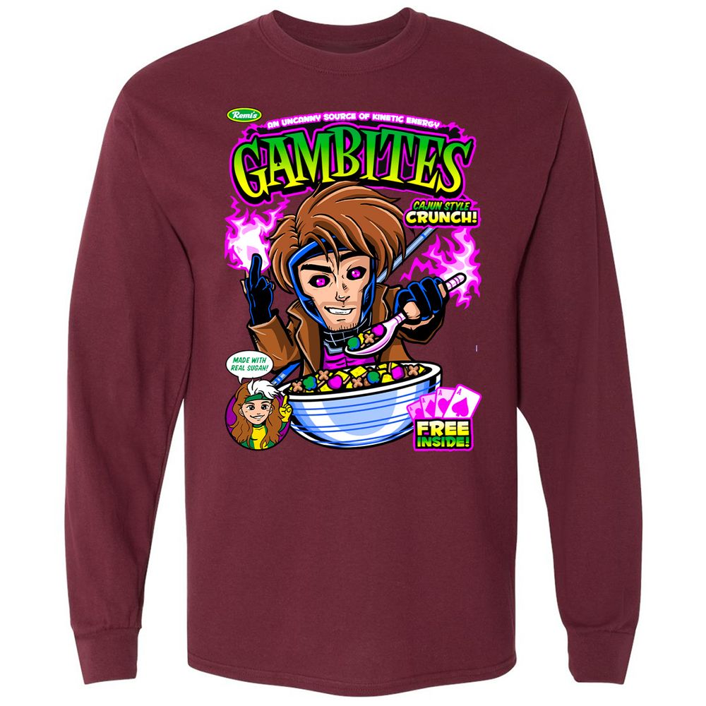 Long Sleeve T-Shirt - DSWTGZ9P - Maroon - 11