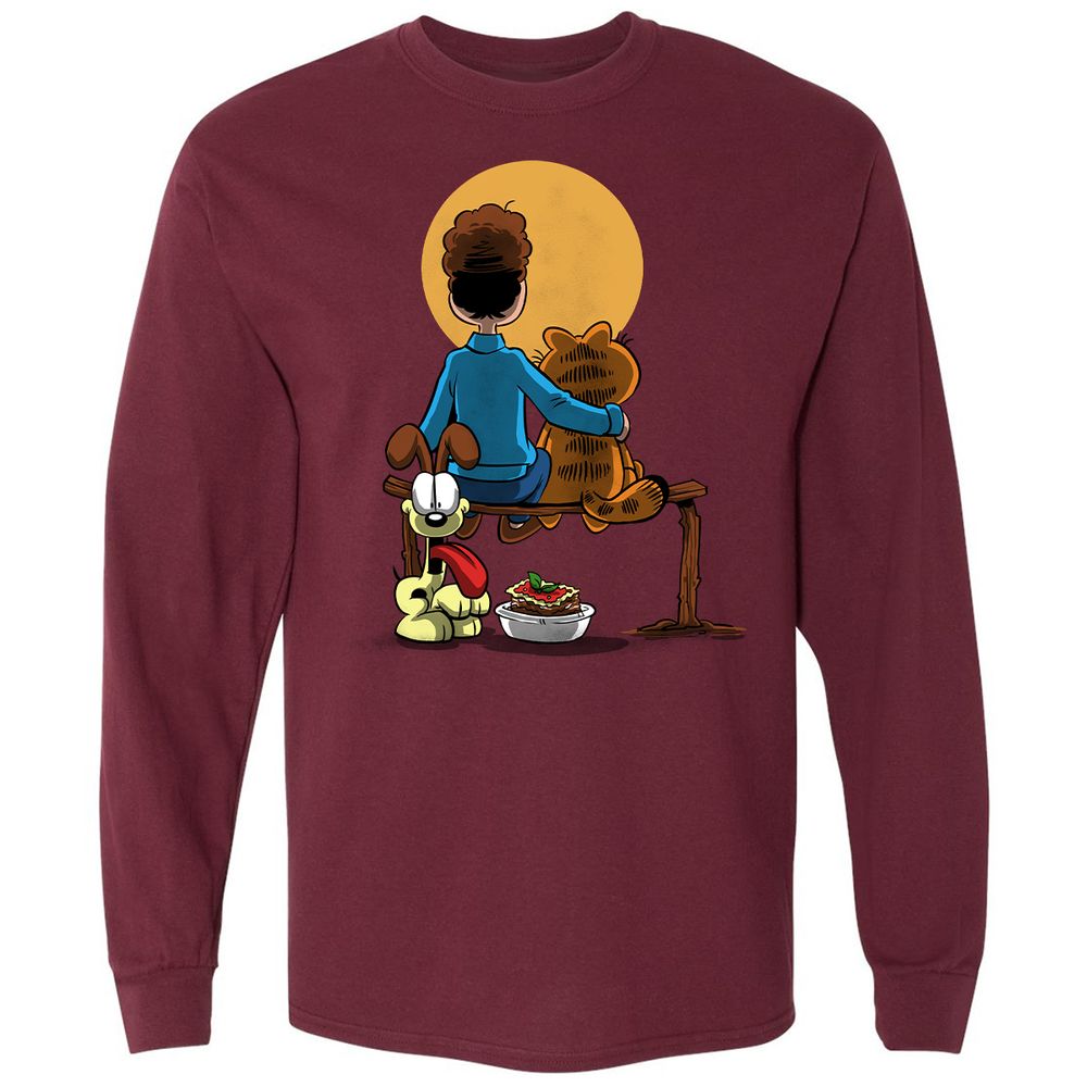 Long Sleeve T-Shirt - E2MDL7SL - Maroon - 11