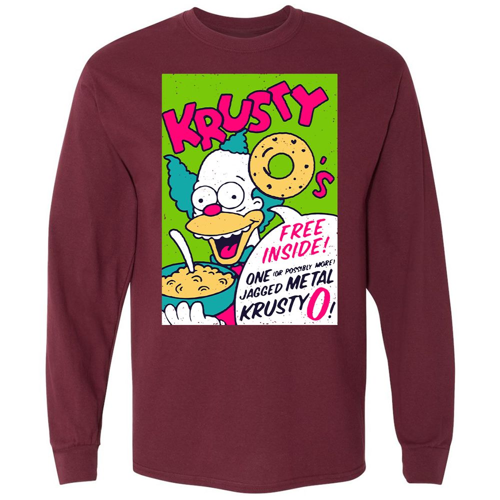 Long Sleeve T-Shirt - 4JVQXJAH - Maroon - 11