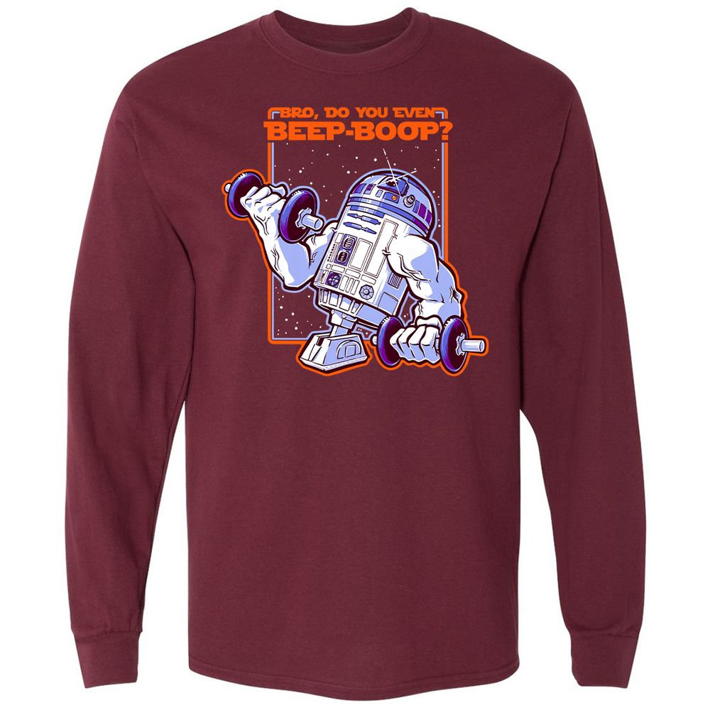 Long Sleeve T-Shirt - 5BT65L3R - Maroon - 11