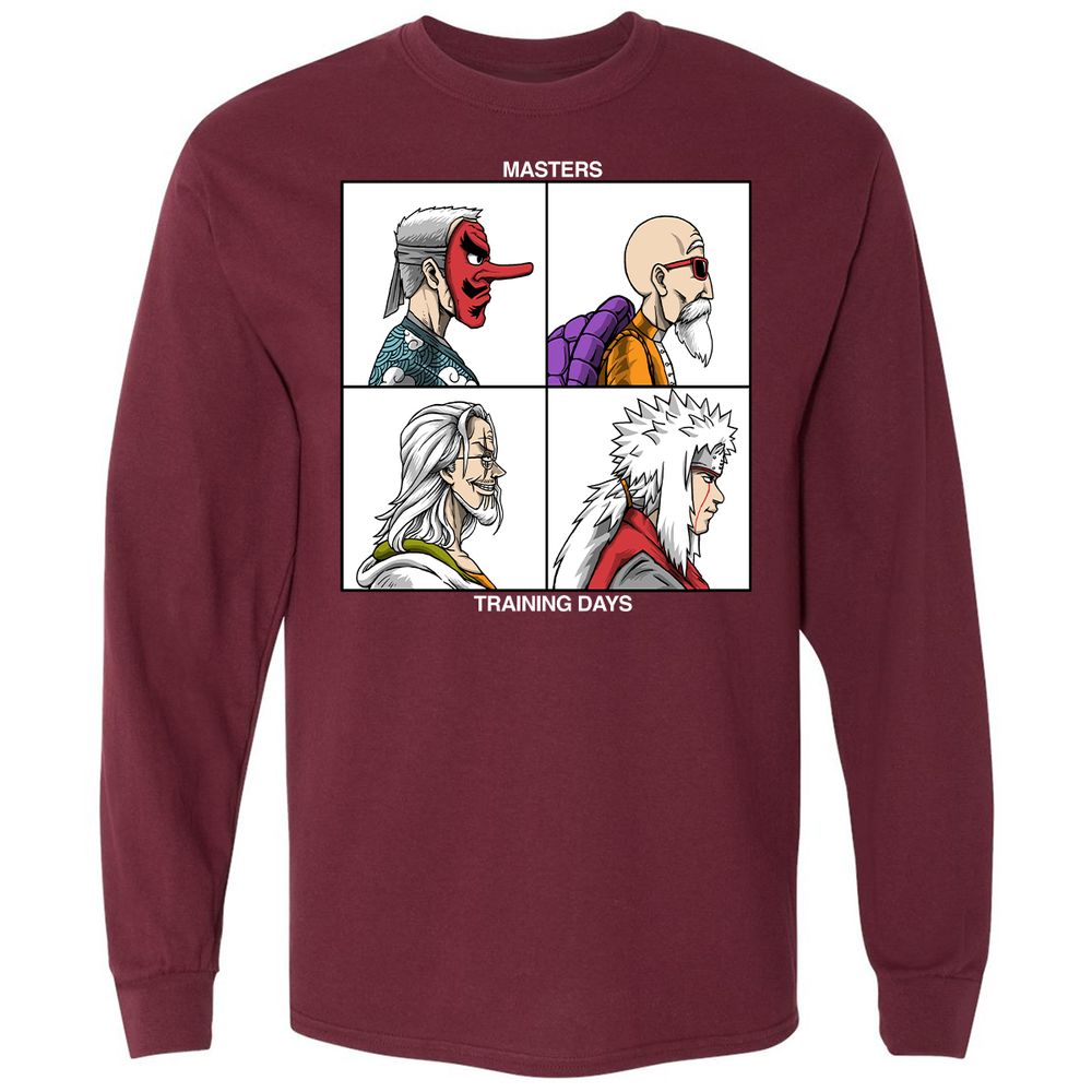 Long Sleeve T-Shirt - 3QRZQTMT - Maroon - 11