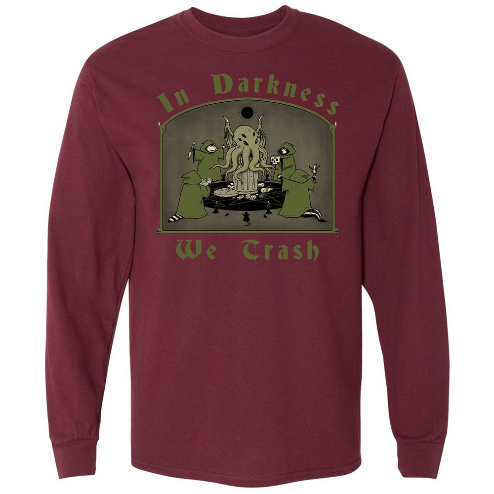 Long Sleeve T-Shirt - JLR7HAYG - Maroon - 11