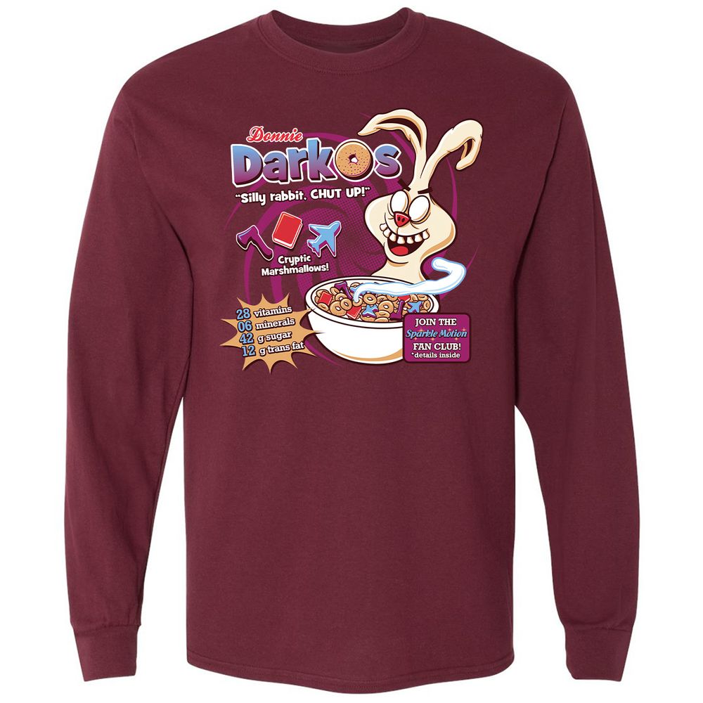 Long Sleeve T-Shirt - 8BG7788E - Maroon - 11