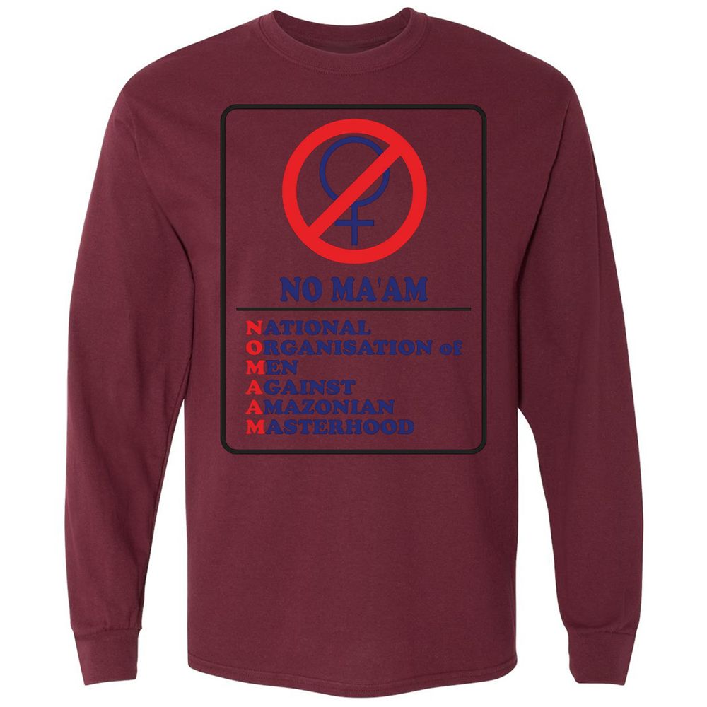 Long Sleeve T-Shirt - T8YFX2H1 - Maroon - 11