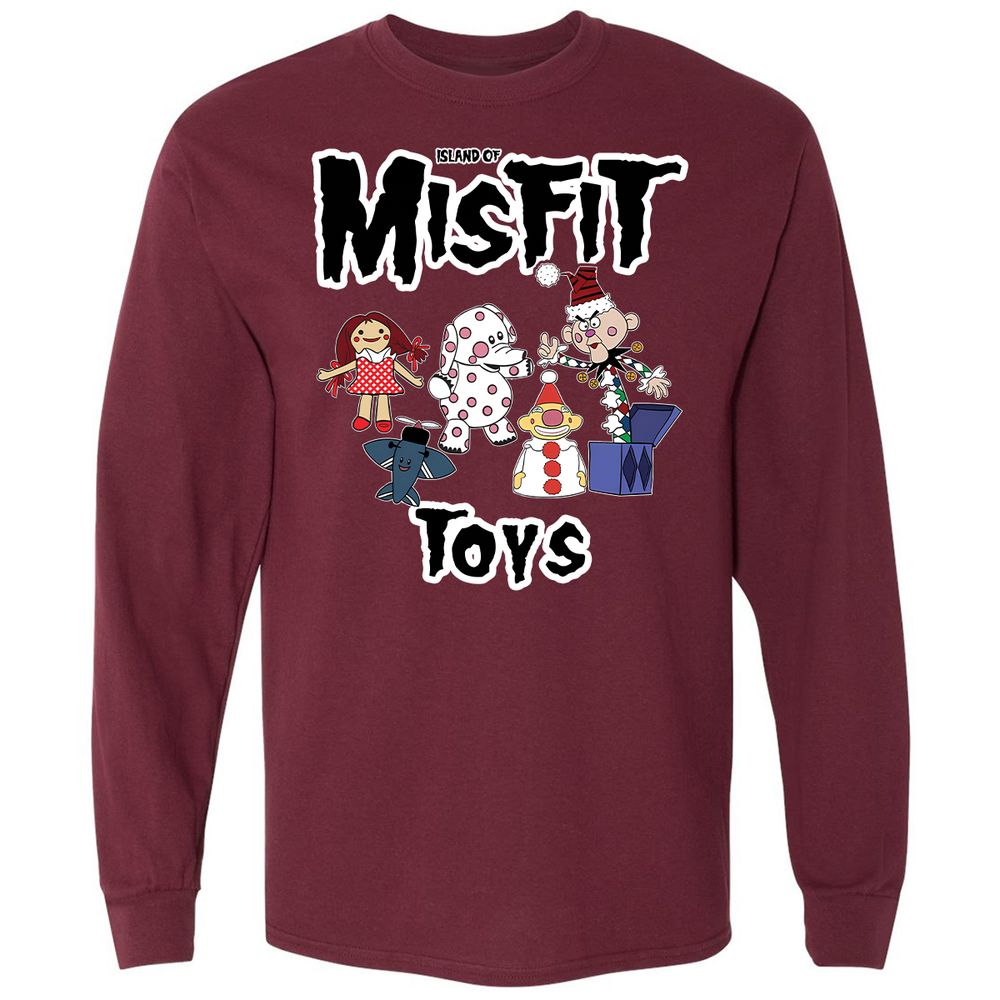 Long Sleeve T-Shirt - TDJWLSLD - Maroon - 11