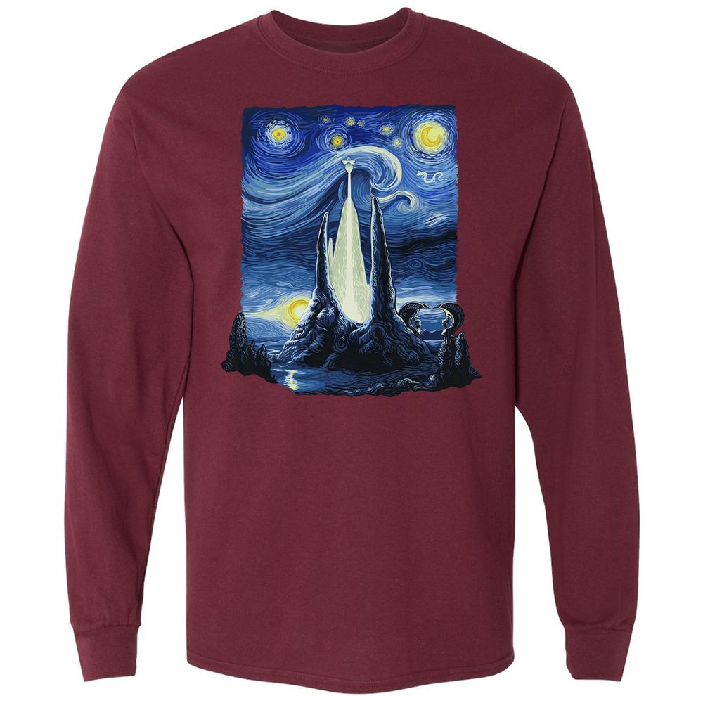 Long Sleeve T-Shirt - 8FXWWQJH - Maroon - 11