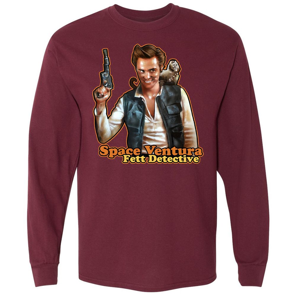 Long Sleeve T-Shirt - VU58AH57 - Maroon - 11