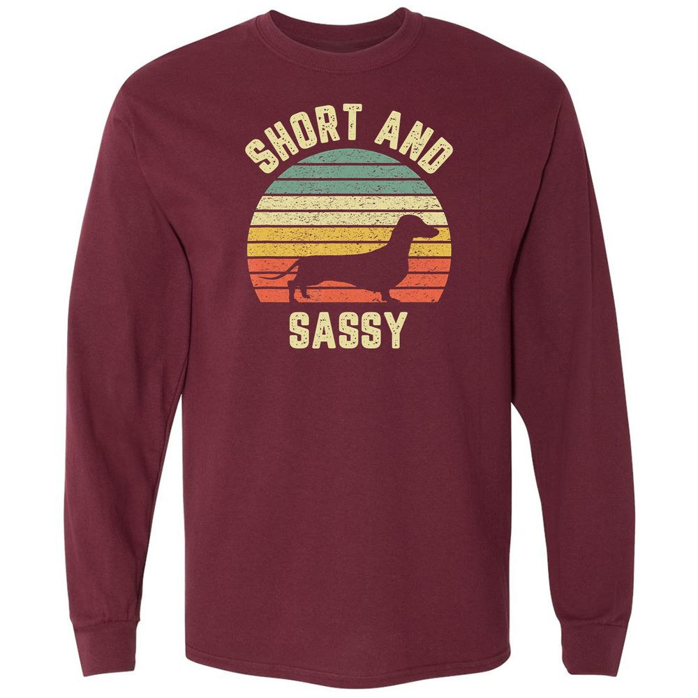 Long Sleeve T-Shirt - 7C1SB3LK - Maroon - 11