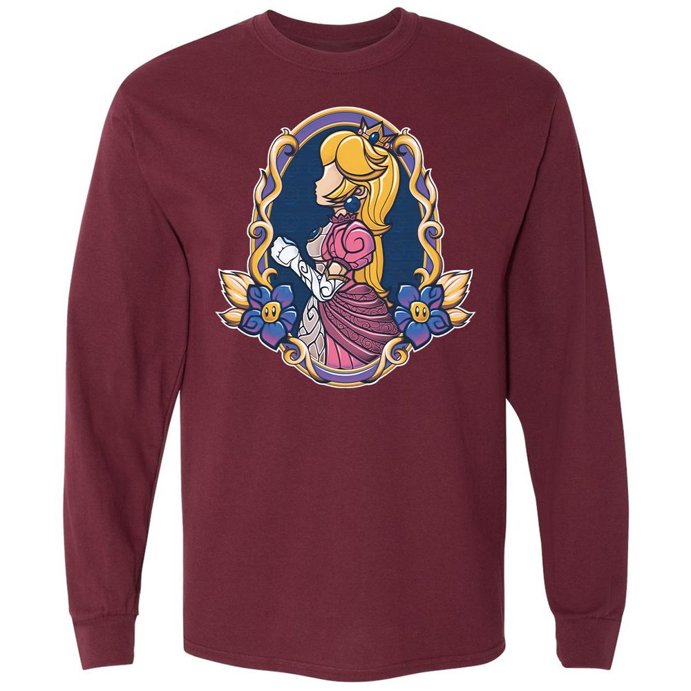 Long Sleeve T-Shirt - EWW32BU1 - Maroon - 11