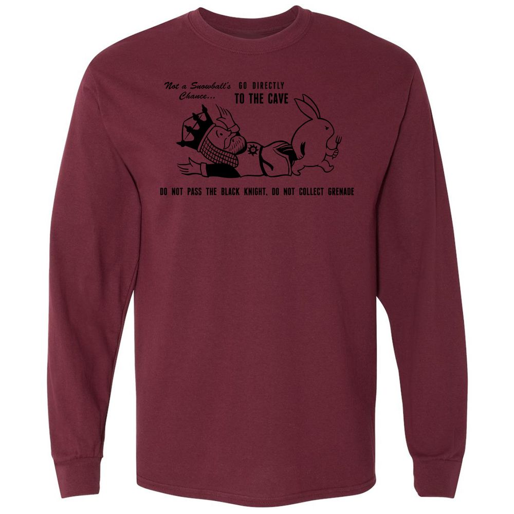 Long Sleeve T-Shirt - QNDSKGCR - Maroon - 11