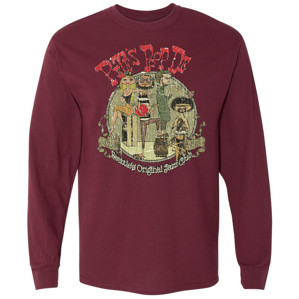 Long Sleeve T-Shirt - NRMG9WFC - Maroon - 11