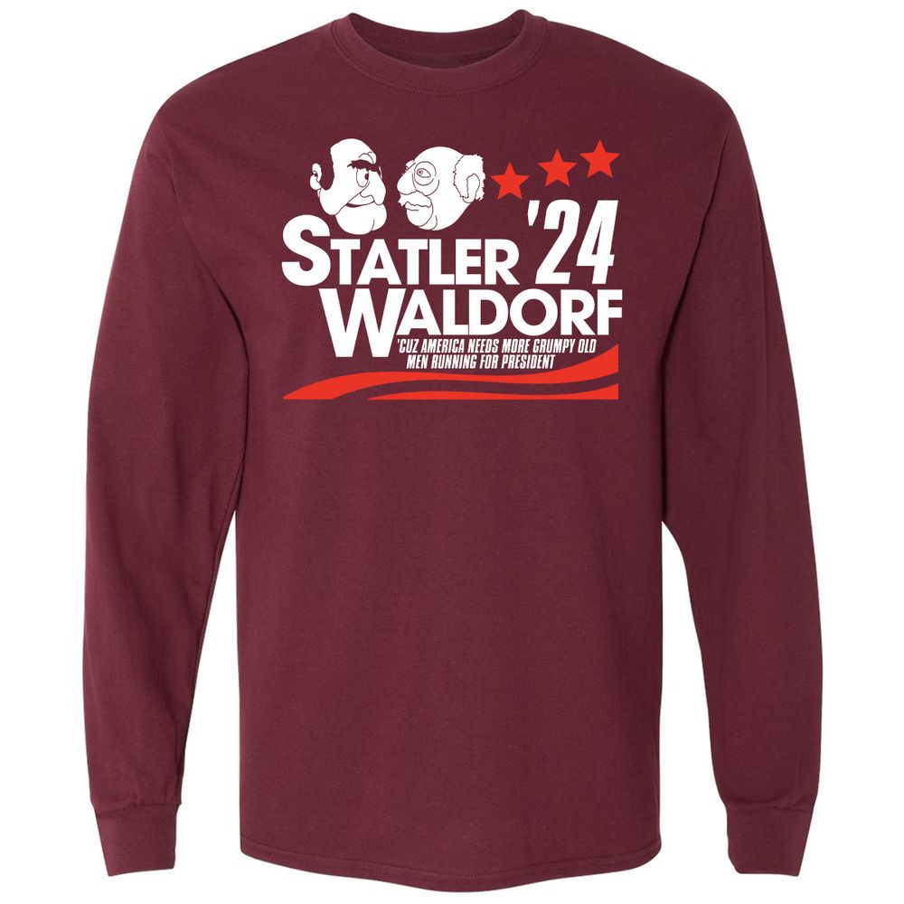 Long Sleeve T-Shirt - KQ1Z8FV6 - Maroon - 11
