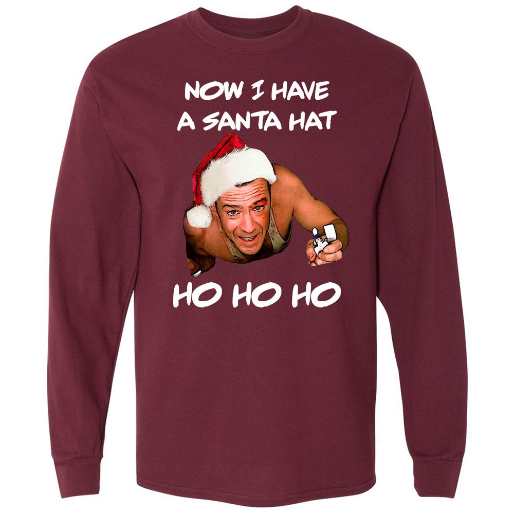 Long Sleeve T-Shirt - P714N3HN - Maroon - 11