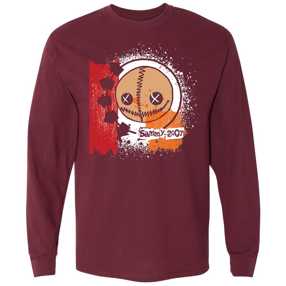 Long Sleeve T-Shirt - PGNTUUBN - Maroon - 11