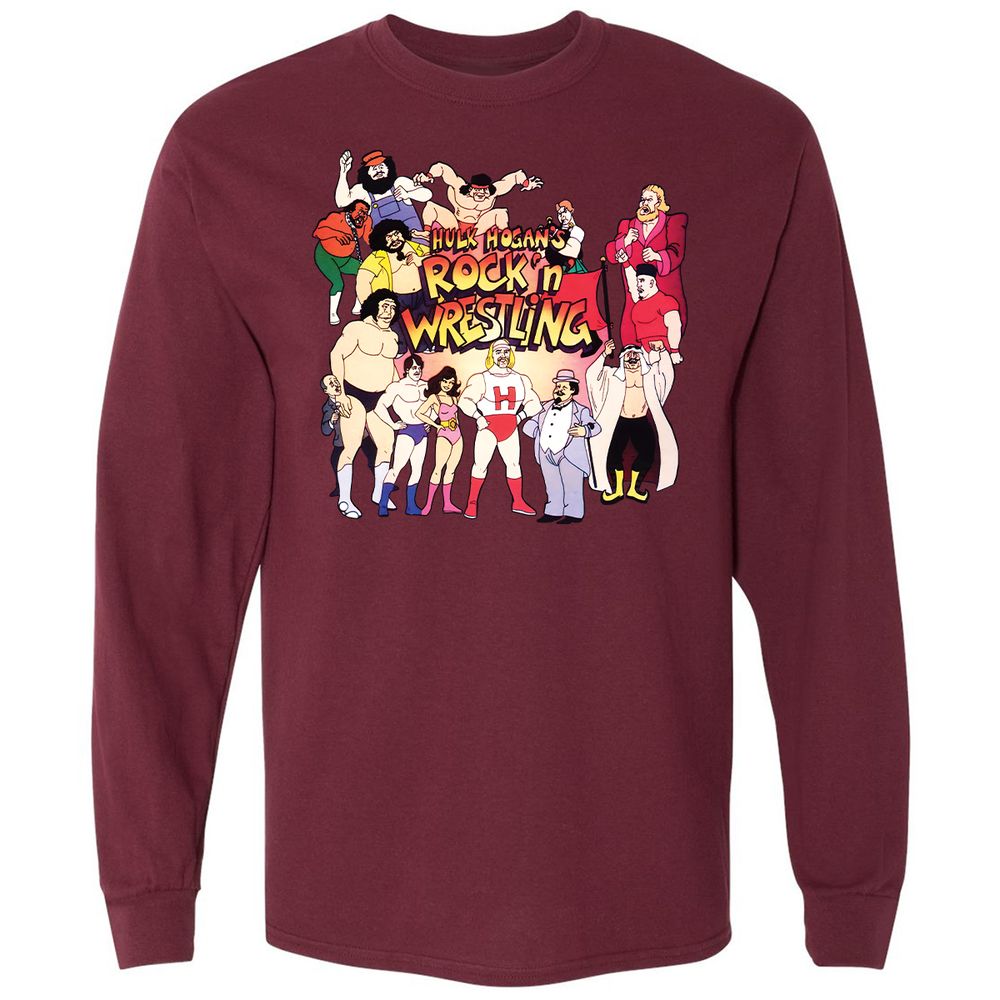 Long Sleeve T-Shirt - 2RPVQMN8 - Maroon - 11