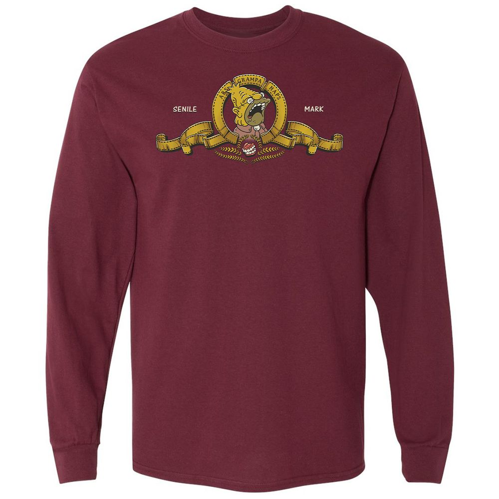 Long Sleeve T-Shirt - 49QG3HKY - Maroon - 11