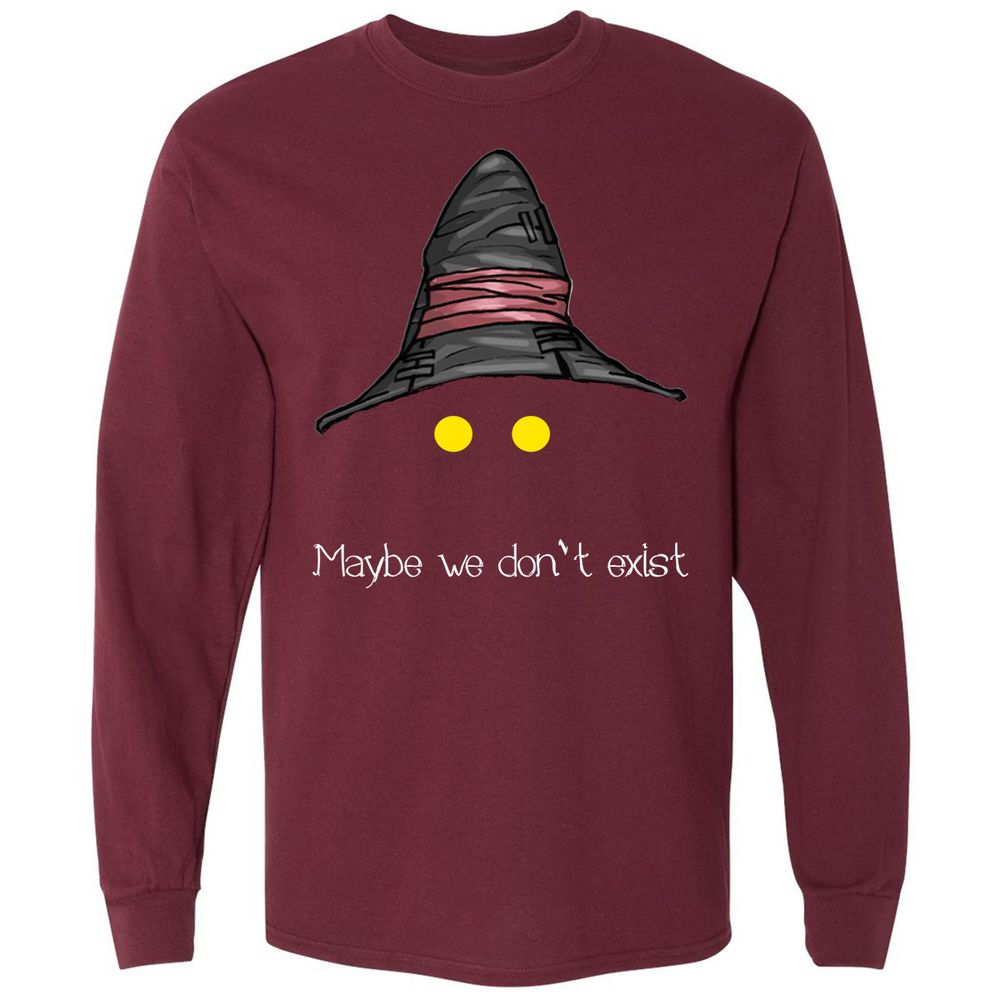 Long Sleeve T-Shirt - AQ6DKPPL - Maroon - 11