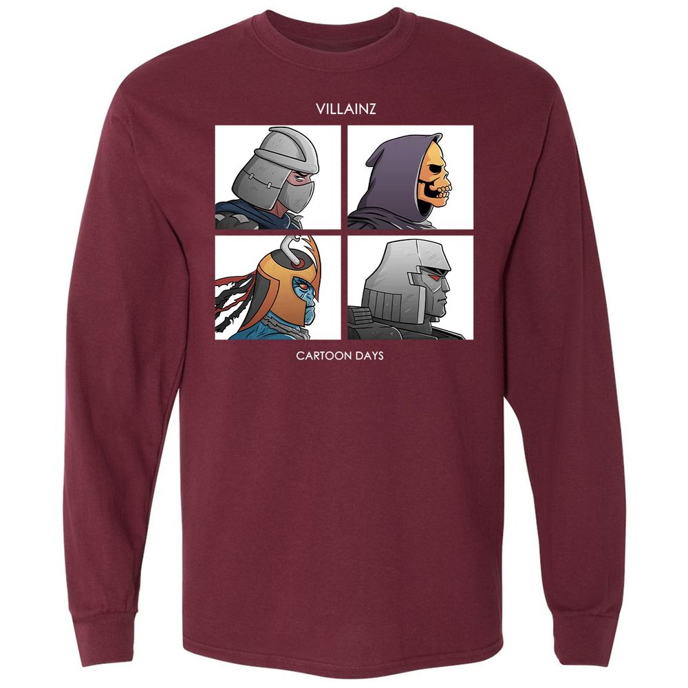 Long Sleeve T-Shirt - VKCWCV9K - Maroon - 11