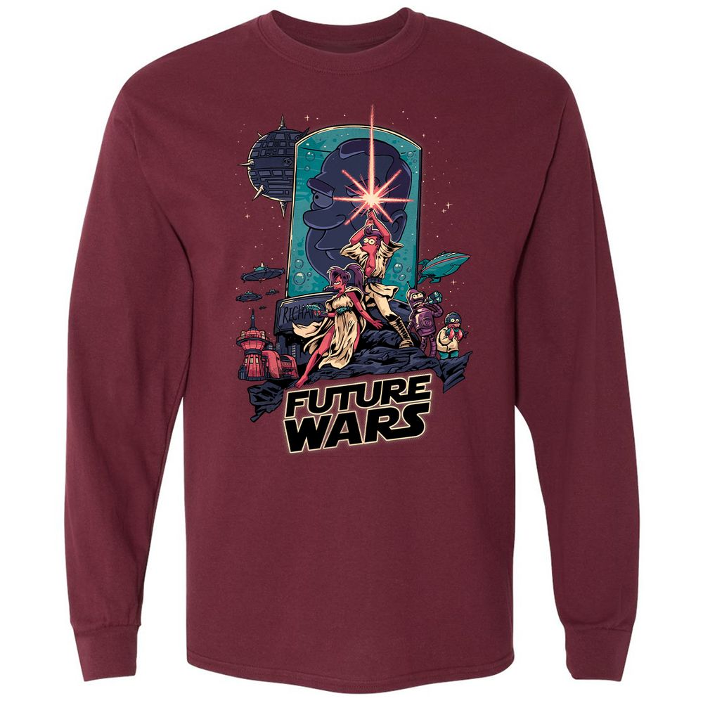 Long Sleeve T-Shirt - VA1EFT6J - Maroon - 11