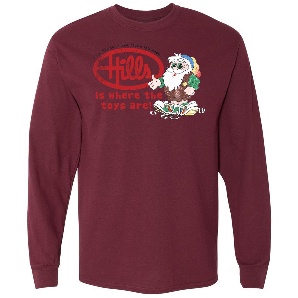 Long Sleeve T-Shirt - QBZM8DAE - Maroon - 11