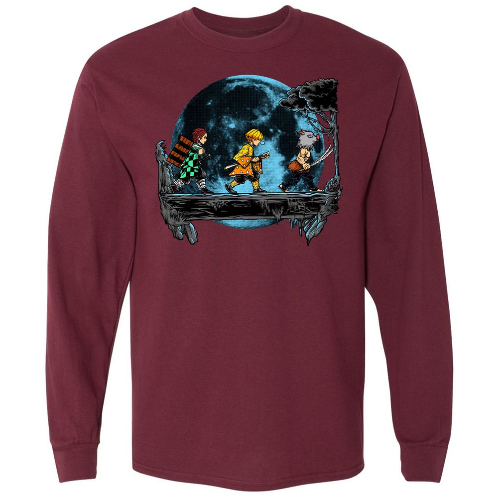 Long Sleeve T-Shirt - MPYNYBVR - Maroon - 11