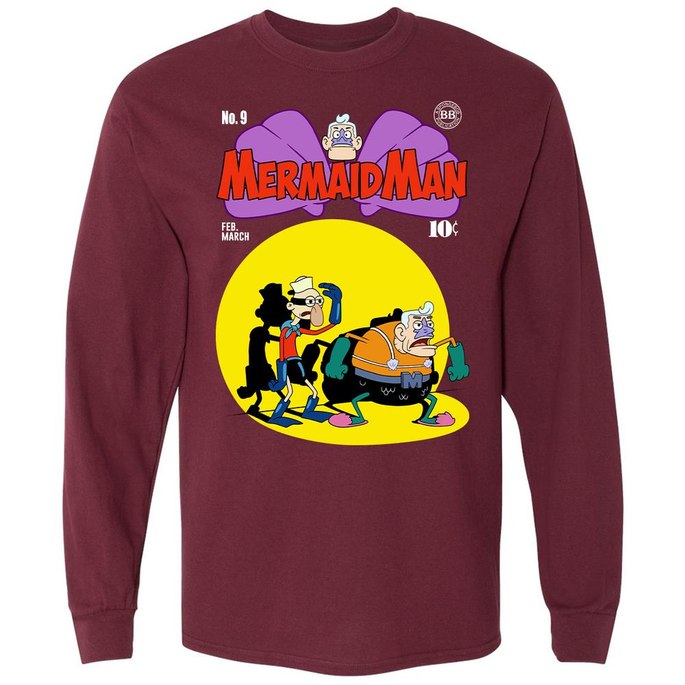 Long Sleeve T-Shirt - KECCP255 - Maroon - 11