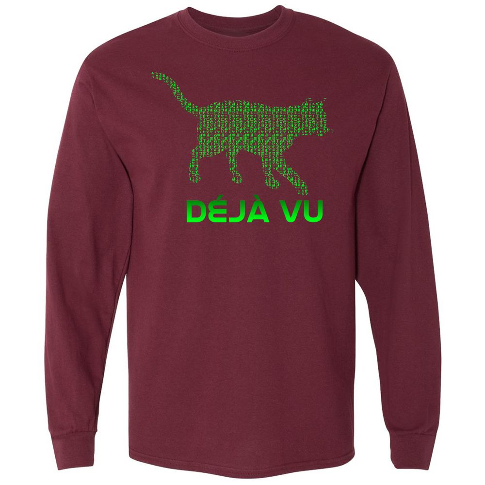 Long Sleeve T-Shirt - 737V36N6 - Maroon - 11